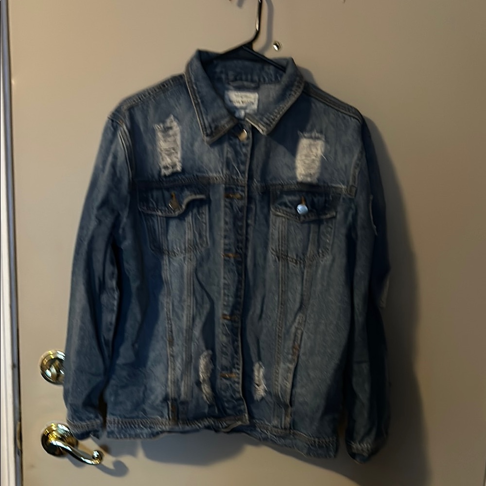 Distressed Denim Jacket